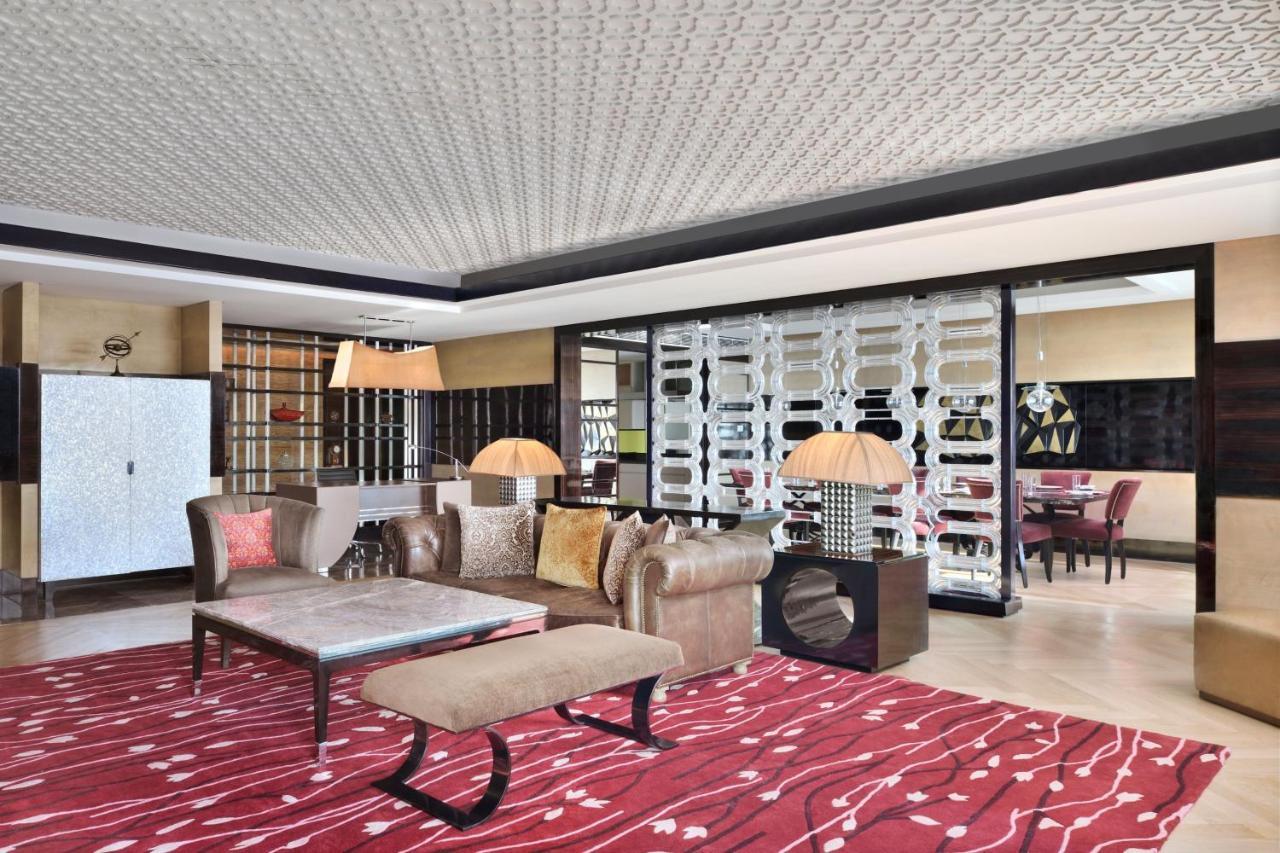 Jw Marriott Hotel New Delhi Aerocity Luaran gambar A 3D rendering of a room