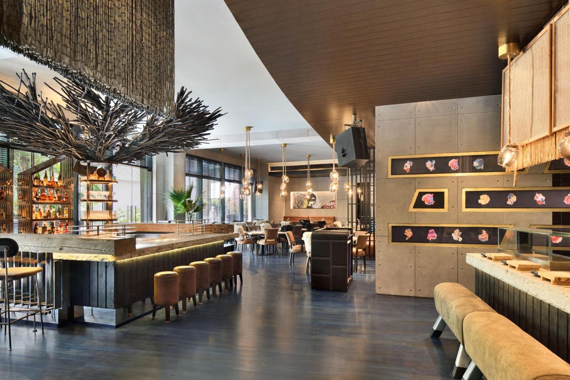 Jw Marriott Hotel New Delhi Aerocity Luaran gambar The interior of the restaurant